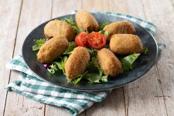 krokett a tányéron